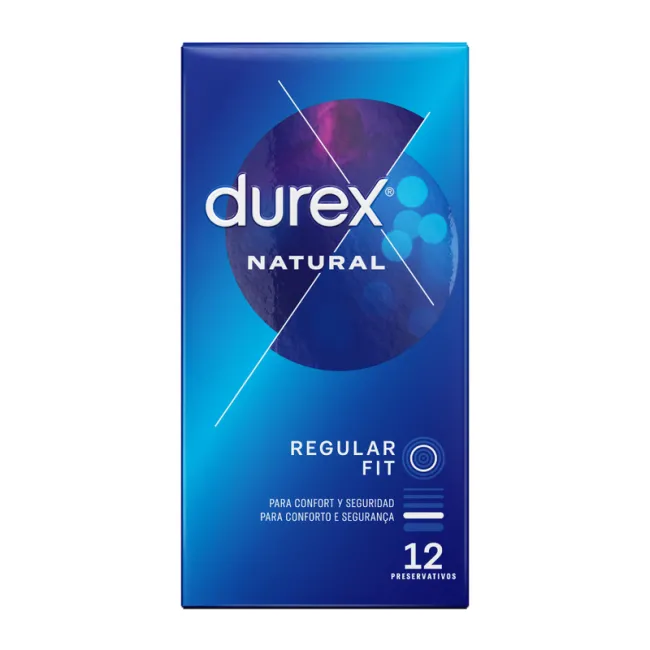 Prezervative Durex Natural Plus – cutie 12 bucăți