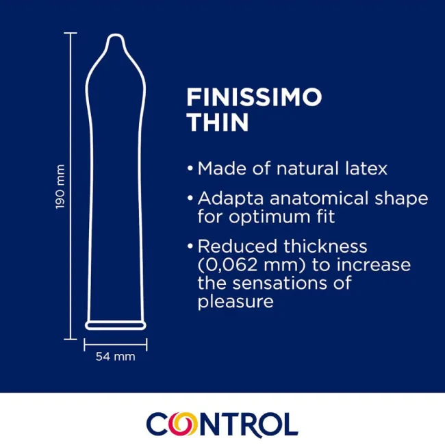 Prezervative Control Finissimo Senso – Cutie 144 bucăți