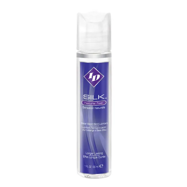 Lubrifiant Hibrid ID Silk Natural Feel Silicon & Apă 30 ml