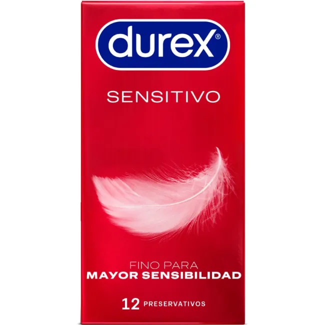 Prezervative Durex Sensitive Soft, formă anatomică, 12 bucăți