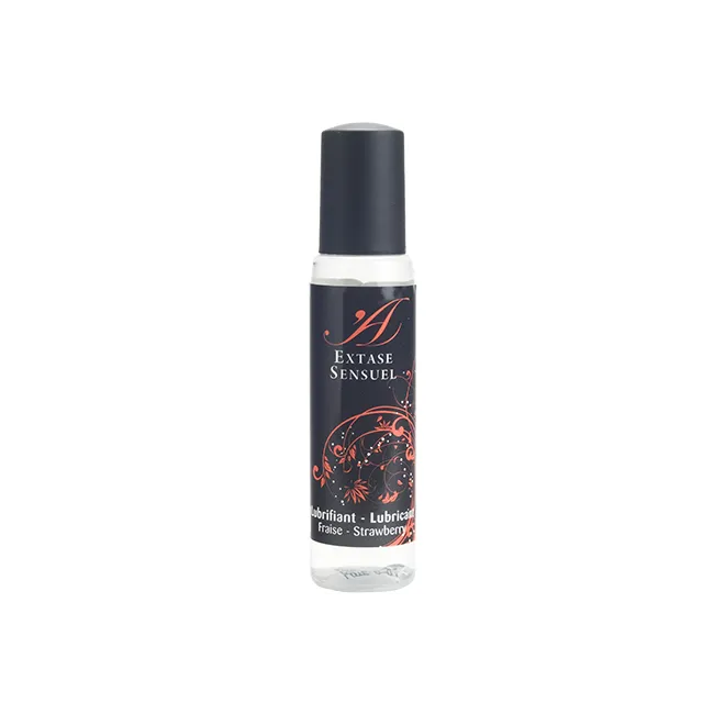 Lubrifiant intim cu aromă de căpșuni Extase Sensual Travel 35 ml