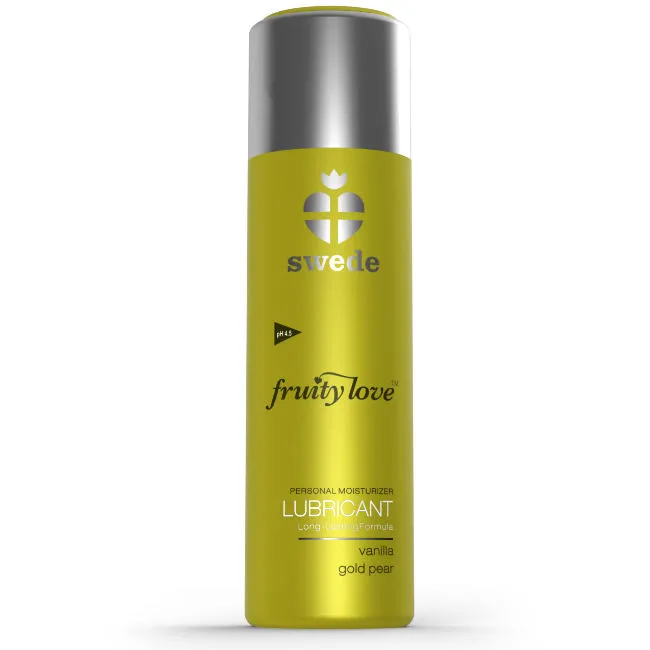 Lubrifiant intim cu aromă de vanilie și pere Swede Fruity Love 100 ml