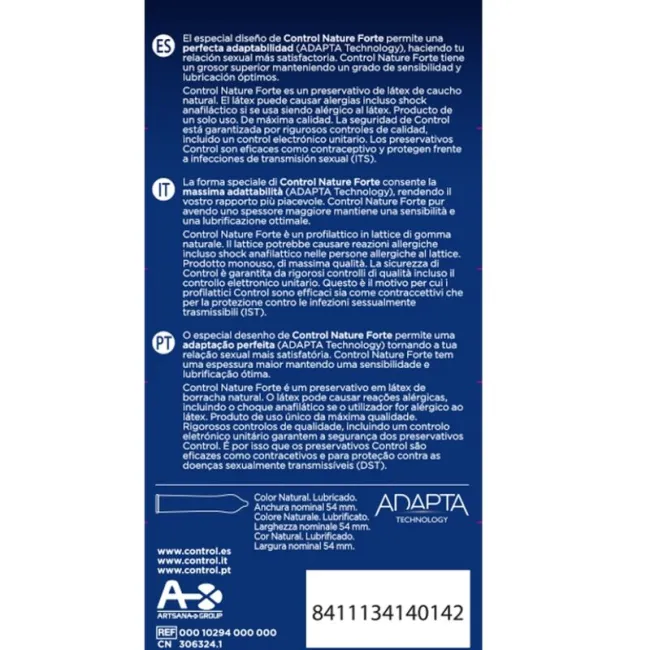 Prezervative Control Forte – grosime sporită, 12 bucăți