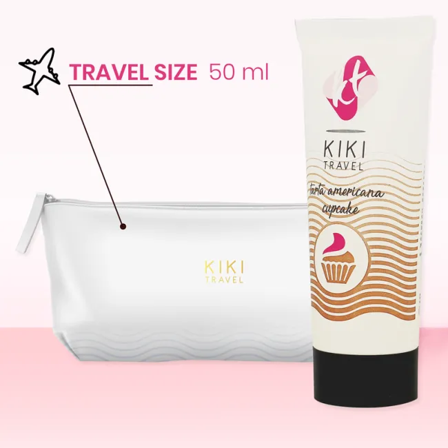 Lubrifiant cu aromă de Cupcake KIKÍ TRAVEL 50 ml