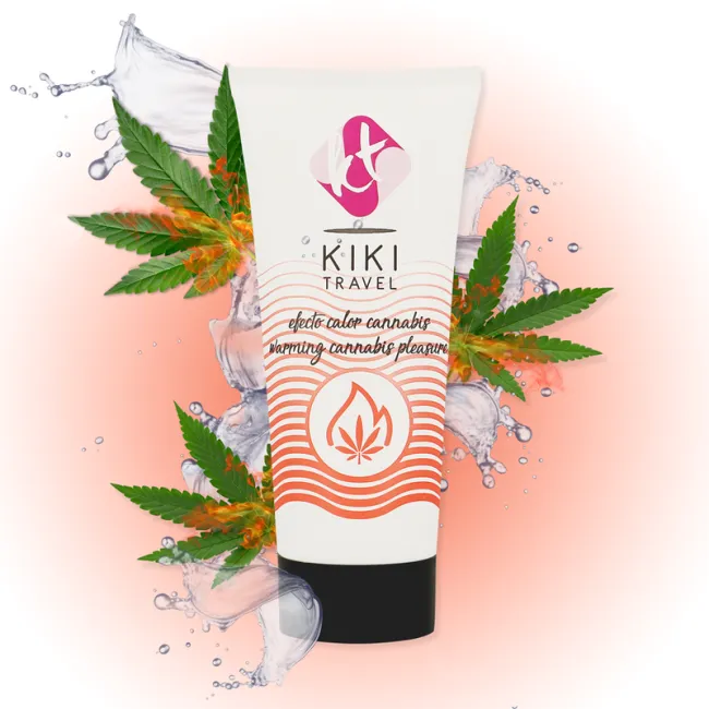 Lubrifiant intim Kikí Travel Cannabis Hot Effect – 50 ml