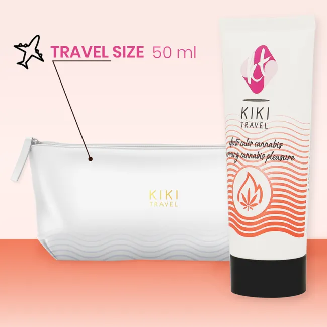 Lubrifiant intim Kikí Travel Cannabis Hot Effect – 50 ml