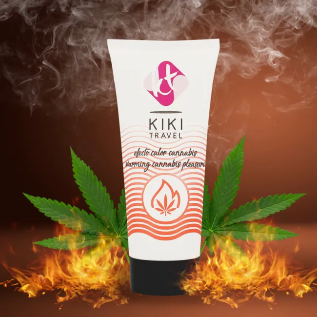Lubrifiant intim Kikí Travel Cannabis Hot Effect – 50 ml