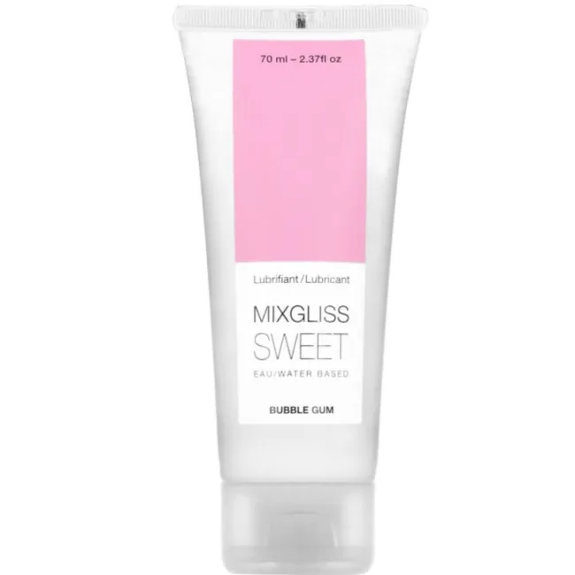 Lubrifiant pe bază de apă MixGliss aromă Bubblegum 70 ml