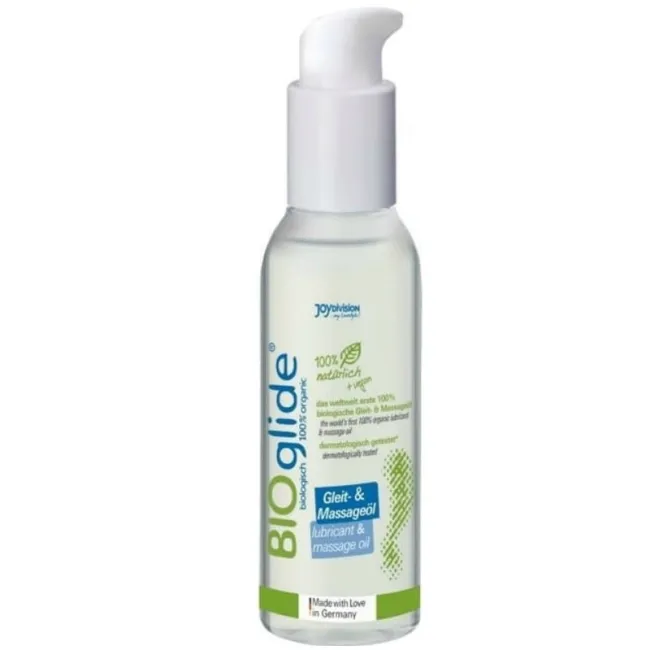 Lubrifiant și ulei de masaj organic Joydivision Bioglide – 125 ml