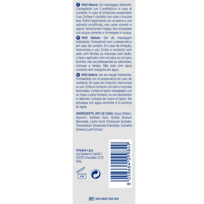 Gel de masaj intim Control Wild Nature 3 în 1 – 200 ml