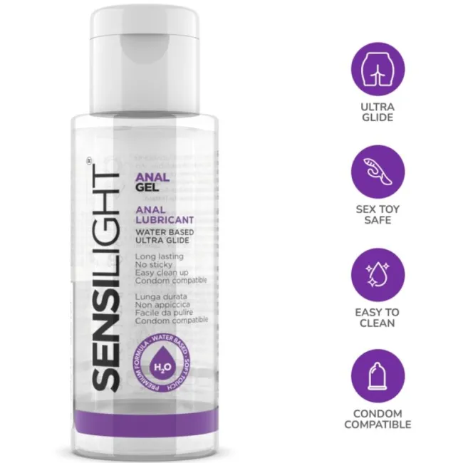 Gel lubrifiant anal pe bază de apă Intimateline Sensilight 30 ml