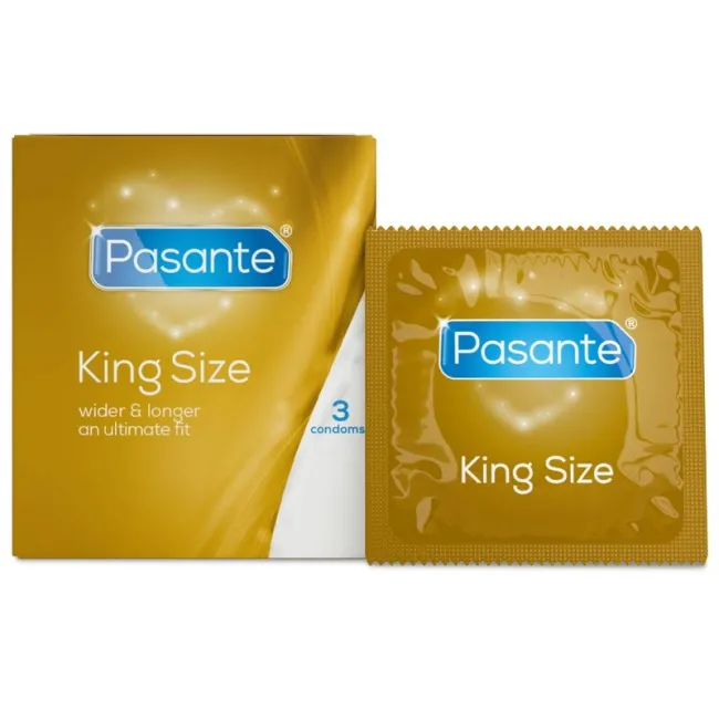 Prezervative Pasante King Size, format XL – pachet 3 bucăți