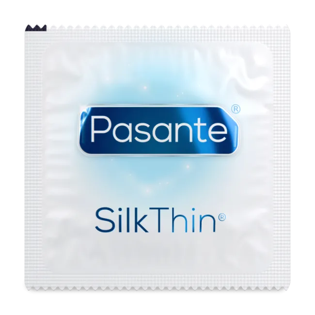 Prezervative Pasante Silk Thin — senzație naturală, 12 bucăți