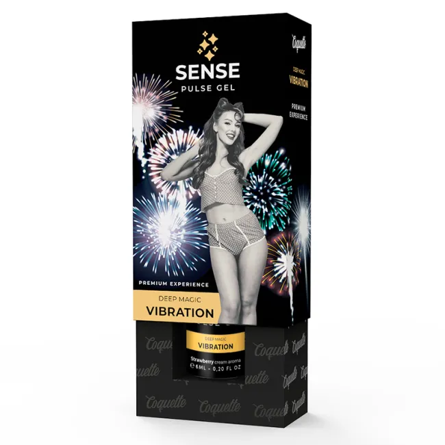Gel stimulant Coquette Chic Desire Pulse cu efect de vibrație – 6 ml