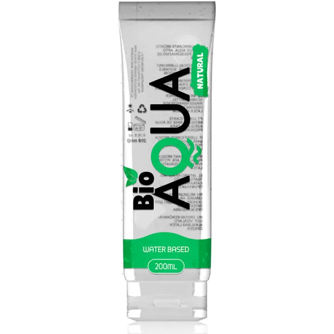 Lubrifiant Natural pe Bază de Apă BIOAQUA 200 ml