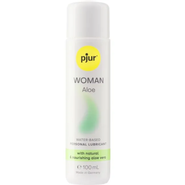 Lubrifiant pe bază de apă cu Aloe Vera PJUR Woman Aloe 100 ml