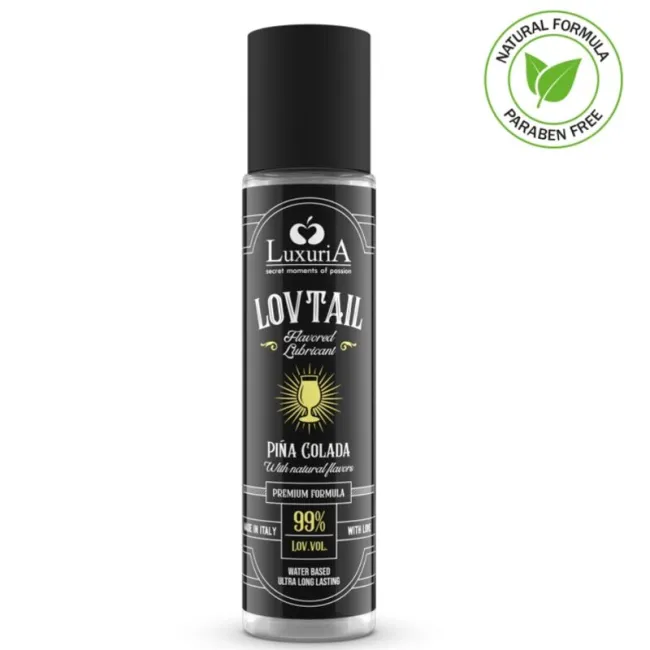 Lubrifiant intim Intimateline Luxuria aromă Piña Colada, 100% natural, 60 ml