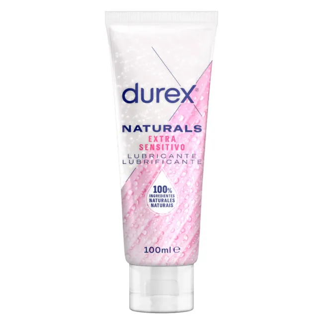 Lubrifiant Durex Naturals Extra Sensitive pe bază de apă, 100 ml