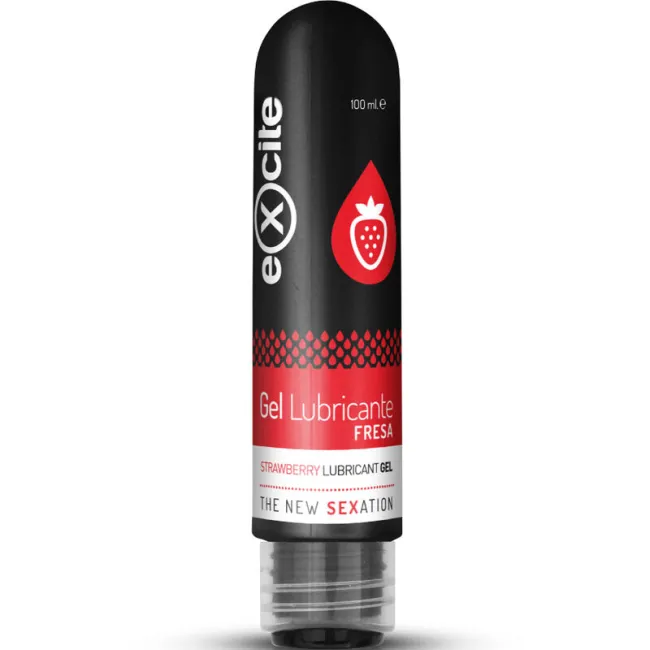 Lubrifiant intim cu aromă de căpșuni Excite, 100 ml