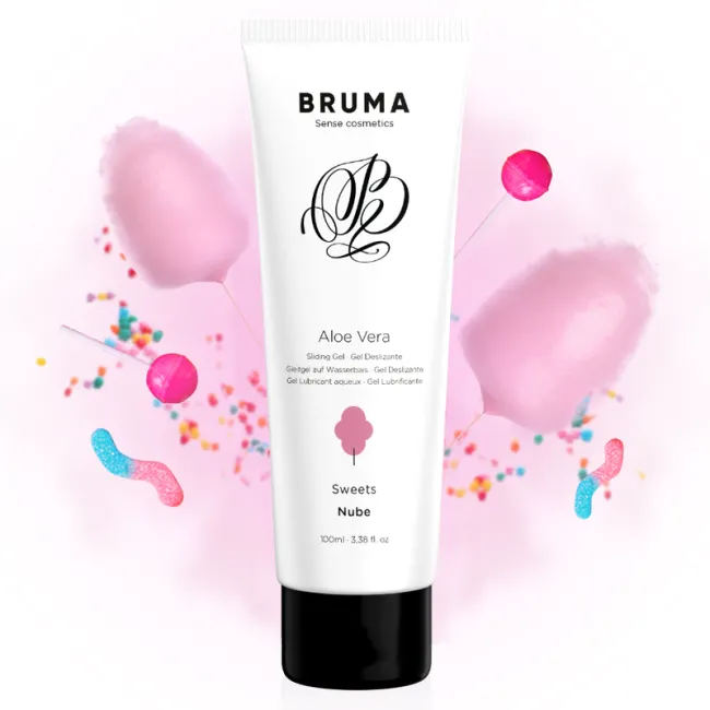 Lubrifiant pe bază de apă Bruma Aloe Vera cu aromă dulce 100 ml