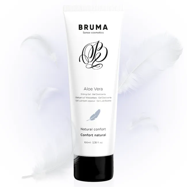 Gel lubrifiant pe bază de apă cu Aloe Vera Bruma Natural Confort 100 ml