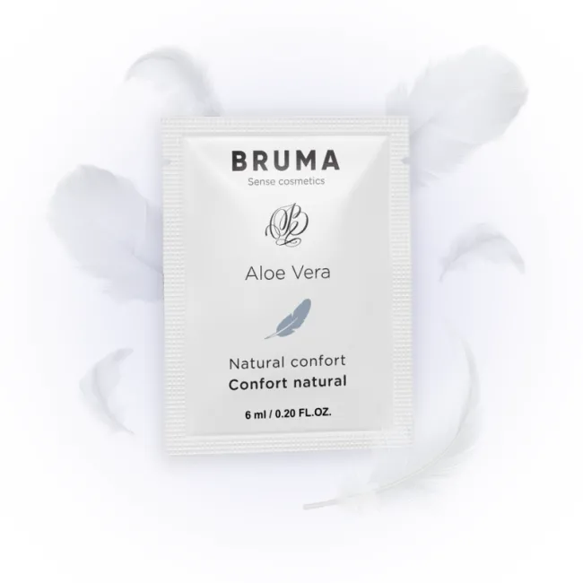 Gel lubrifiant pe bază de apă cu Aloe Vera Bruma, 6 ml