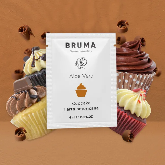 Gel lubrifiant Bruma Aloe Vera aromă Cupcake 6 ml