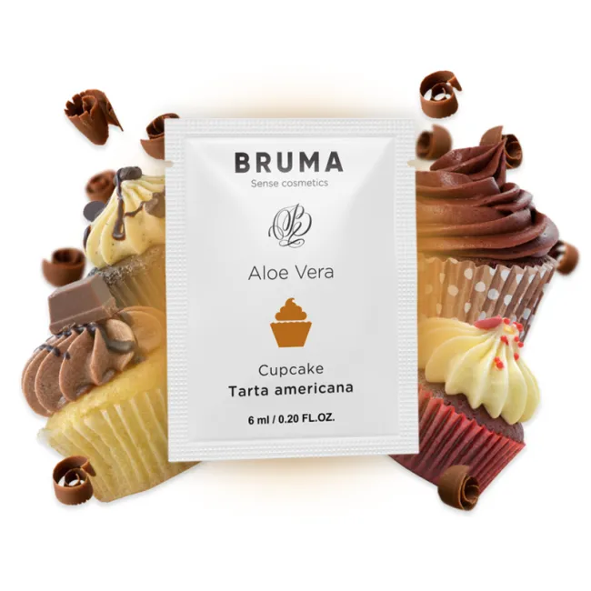 Gel lubrifiant Bruma Aloe Vera aromă Cupcake 6 ml