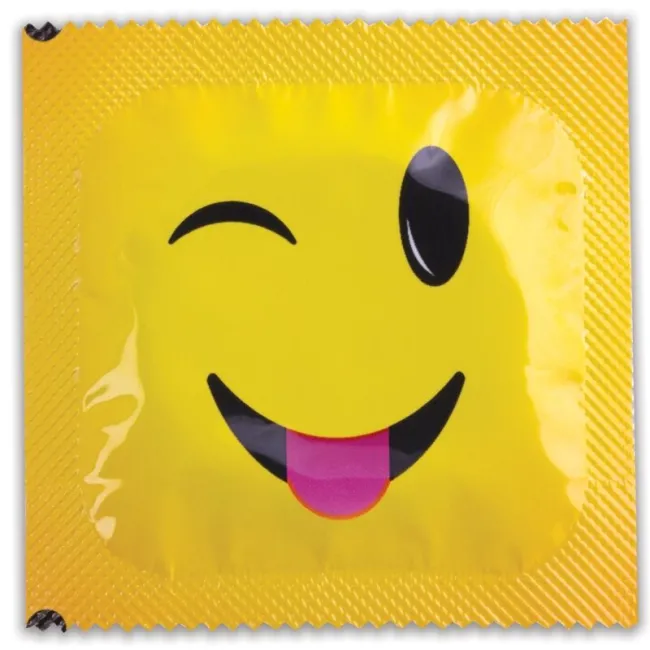Prezervative Pasante Smiley Bag – set 144 bucăți