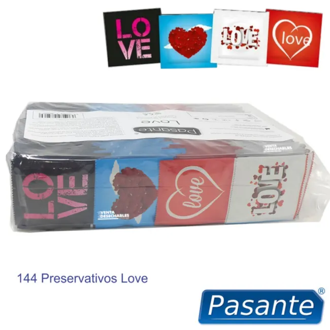 Prezervative Pasante Love Bag – Cutie 144 bucăți