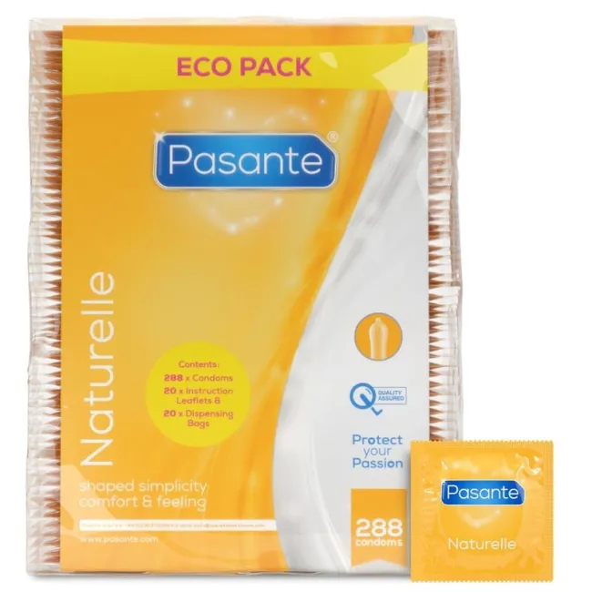 Prezervative Pasante Naturelle – Pachet Profesional 288 buc