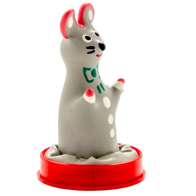 Prezervativ decorativ pictat manual Condomerie Mouse – ediție de artă