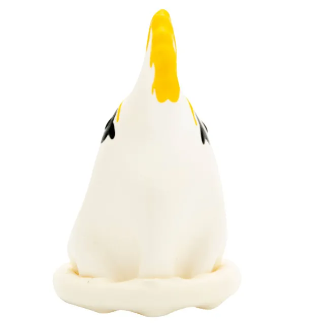 Prezervativ decorativ pictat manual Condomerie Parrot White