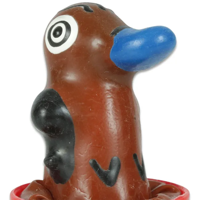 Prezervativ decorativ Condomerie Platypus — pictură manuală