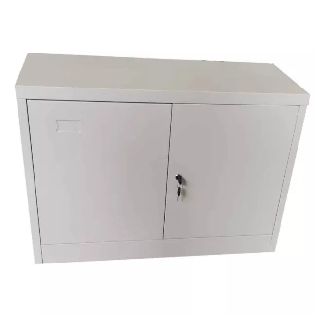 Fișet metalic, 2 uși, 1 poliță, 35 kg/poliță, 900x400x600mm, gri, B126 B4U