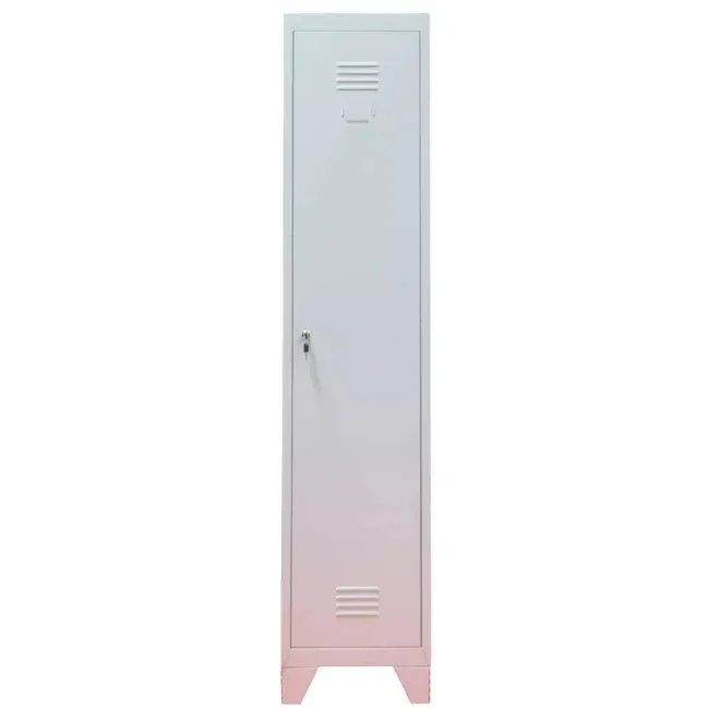 Vestiar metalic, 1 compartiment, 400x450x1800mm, gri, A872 B4U