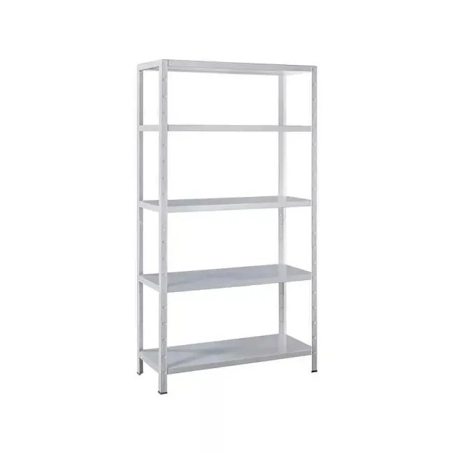 Raft metalic GRI 5 polițe METAL 100 kg/poliță 180x100x40 cm montaj CLIPS / CLEME B4U