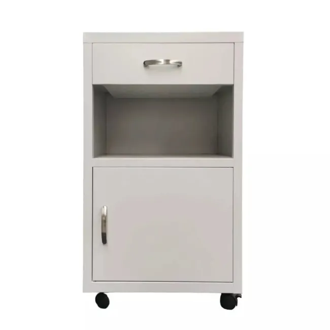 Noptieră metalică spital 450x430x800 mm
