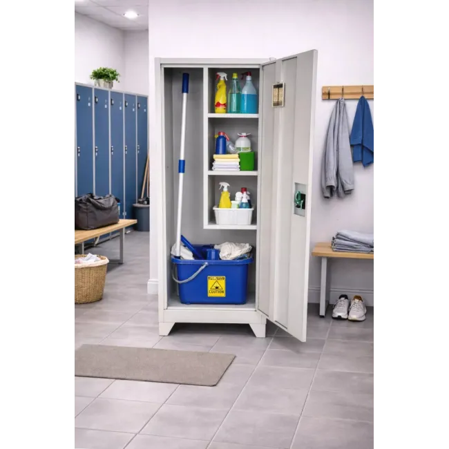 Dulap materiale curățenie 500x400x1700m C813 B4U MONTAT