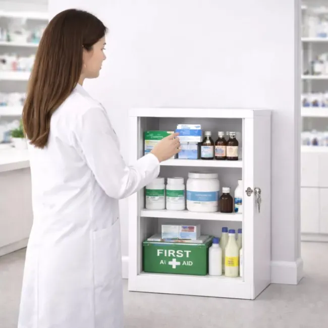 Dulap medicamente alb 600x500x350mm
