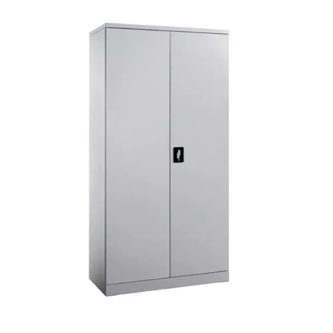 Fișet metalic, 2 uși, 3 polițe și 2 casete, 40 kg/poliță, 900x400x1800mm, gri, A180/6 B4U, la palet