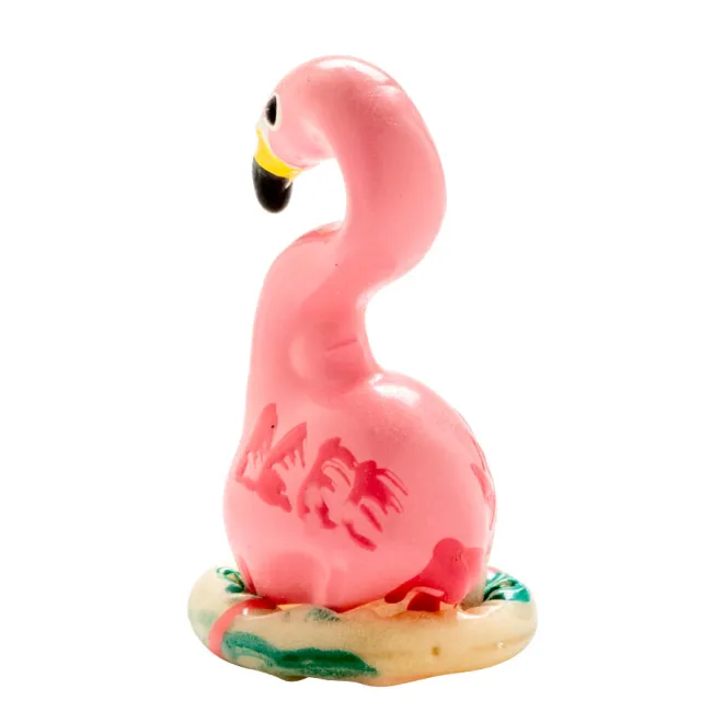 Prezervativ decorativ pictat manual Condomerie Flamingo Pink