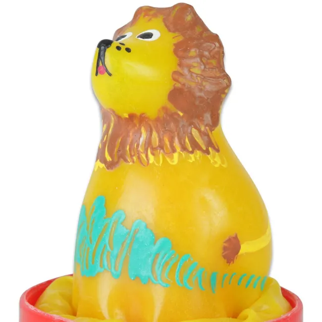 Prezervativ decorativ pictat manual Condomerie – Leu Așezat