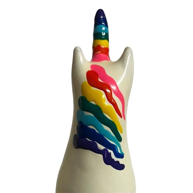 Prezervativ Decorativ CONDOMERIE Unicorn Rainbow — Pictat Manual