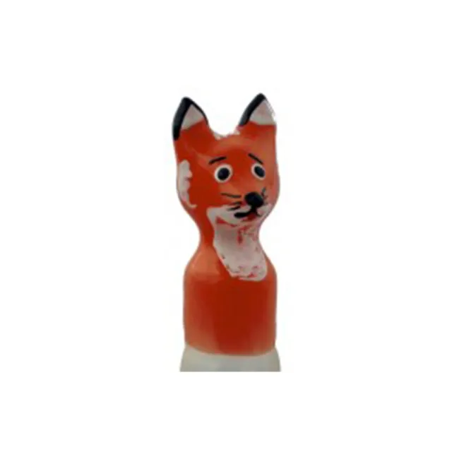 Prezervativ decorativ pictat manual Condomerie Fox Brown XL