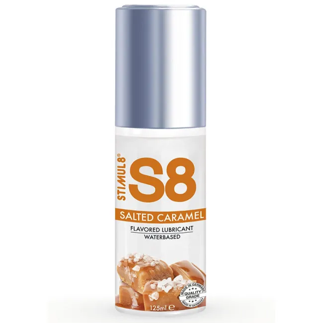 Lubrifiant intim aromat Stimul8 S8 Salted Caramel – 125 ml