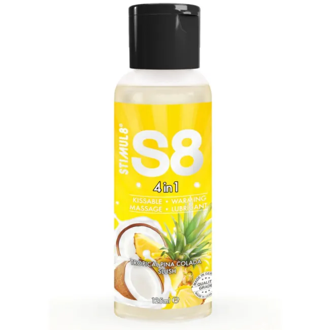 Lubrifiant 4-în-1 S8 Stimul8 Aromă Pina Colada 125 ml