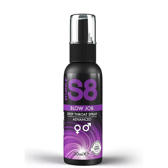 Spray oral STIMUL8 S8 Deep Throat cu mentă – 30 ml