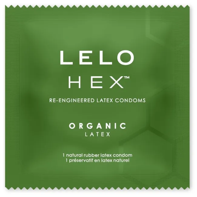 Prezervative Lelo Hex Organic – latex organic cu L-arginină, 3 bucăți