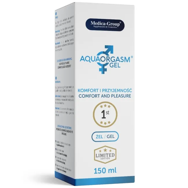 Gel Intim Aqua Orgasm Medica Group 150 ml – Hidratare și Sensibilitate